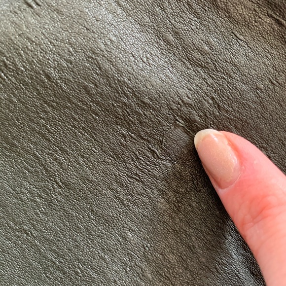 J Brand Forest Green "Super Skinny" Leather Pant - Picture 8 of 11